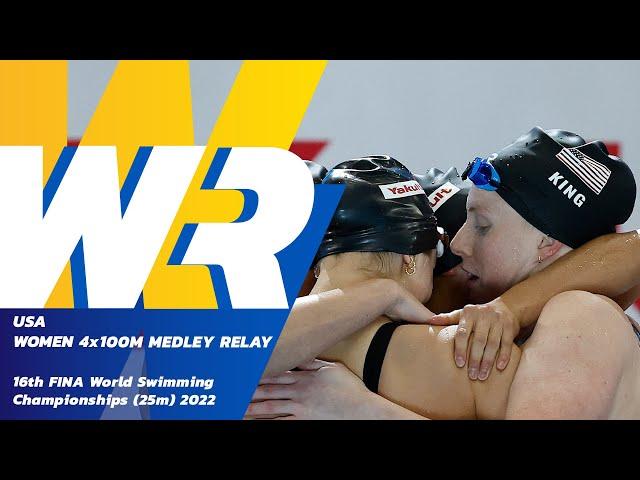 NEW WORLD RECORD  | Women’s 4x100m Medley Relay