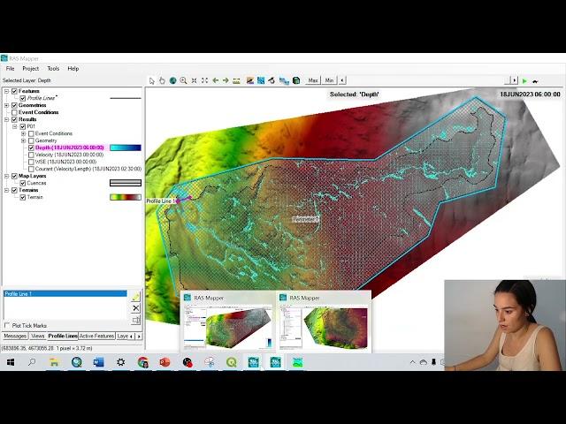 Precipitation model with HEC-RAS 2D