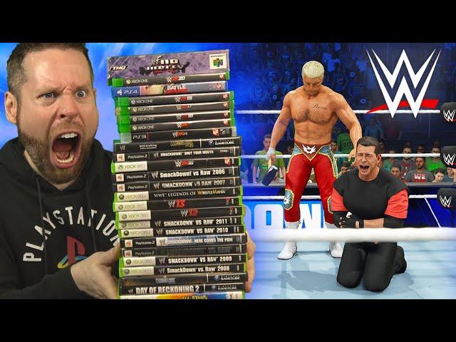 I beat Vince McMahon in EVERY WWE VIDEO GAME!