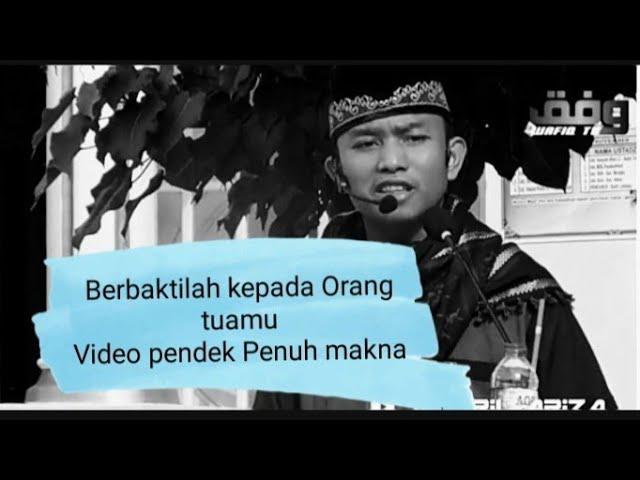 Sedih, tausiyah orang tua ( nofril ariza)