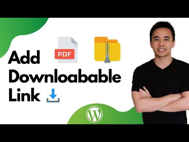 How to Add a Downloadable File in Wordpress - Quick & Easy! (2021)