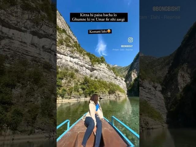 Lake komani and Shala river ️ #travel #komanilake#shalariver#albania #tirana#shorts #youtubeshorts