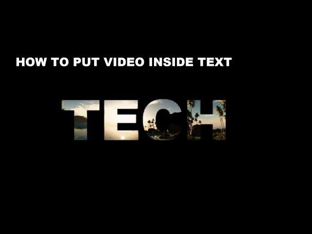 How to Place a Video Behind a Text | Using CyberLink PowerDirector