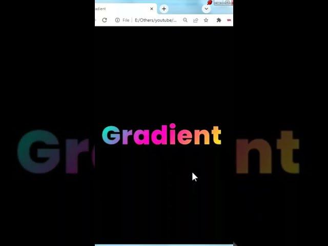 How to Create Gradient Text Animation Effects using Html and CSS