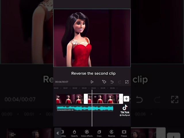 How to do the reverse edit with CapCut. Viral TikTok video