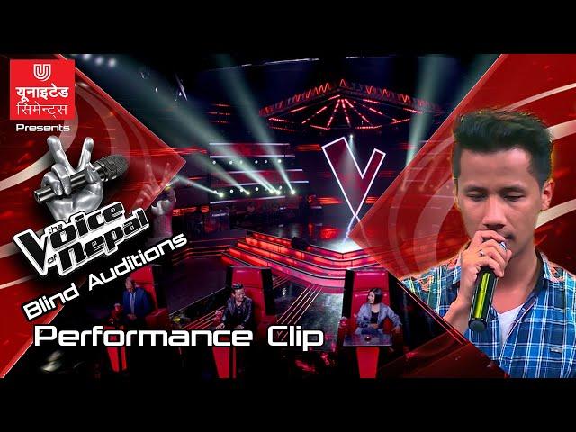 Saugat Rai "Timro Maan" The Voice of Nepal Season 2 - 2019