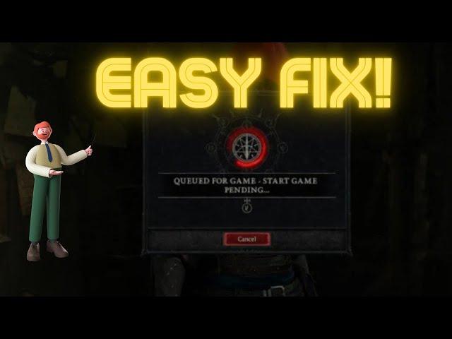 Diablo IV Queued For Game Start Game Pending Error Code Fix! (EASY FIX!)