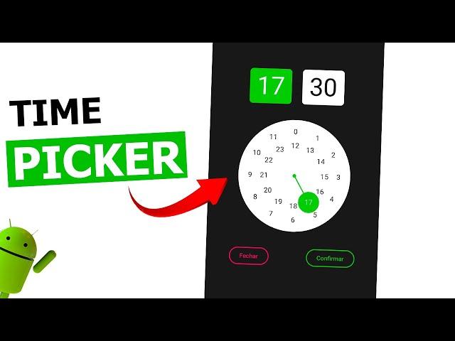 JETPACK COMPOSE TIME PICKER - Guia Iniciante!