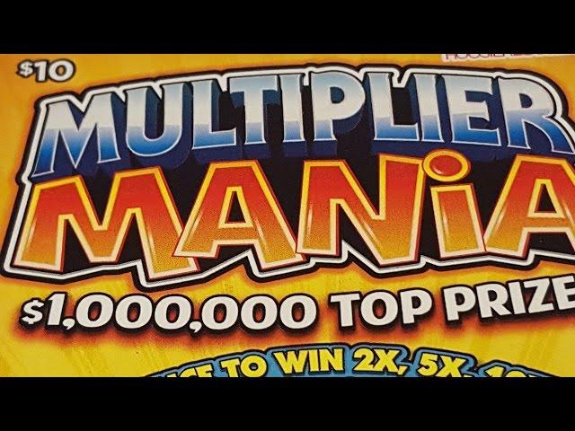 MULTIPLIER MANIA With Shelly N Charlie Hoosier Lottery Scratcher