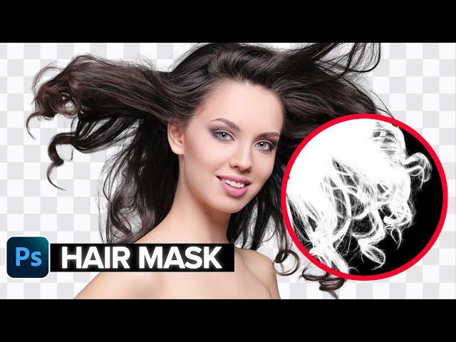 Photoshop Hair Selection Refine Edge | Change Background in Photoshop - Hair Masking in Photoshop