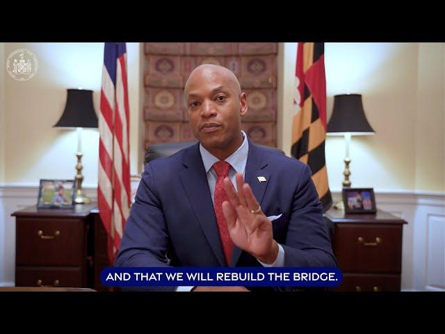 Governor Wes Moore on Congress Supporting 100% Cost Share of Key Bridge Rebuild