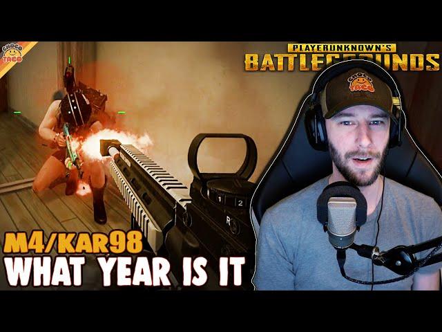 An M4/Kar98 Loadout on Miramar? What Year Is It? ft. Halifax | chocoTaco PUBG Duos Gameplay