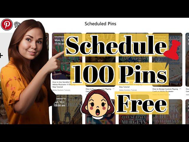 How to bulk upload and schedule 100 Pins on Pinterest 2024