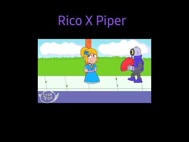 PIPER︎RICO-BtawlStarsAnimation. #brawlstarsgame #parody #animation #brawlentinesday