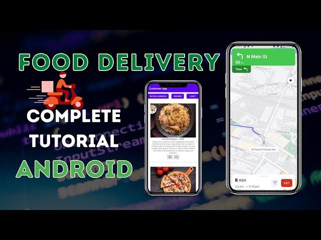 Build a Food Delivery App from SCRATCH in Android Studio