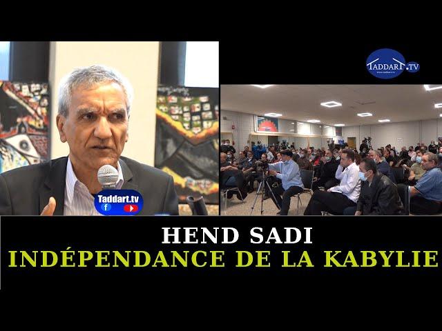 HEND SADI - INDÉPENDANCE DE LA KABYLIE - TADDART.TV