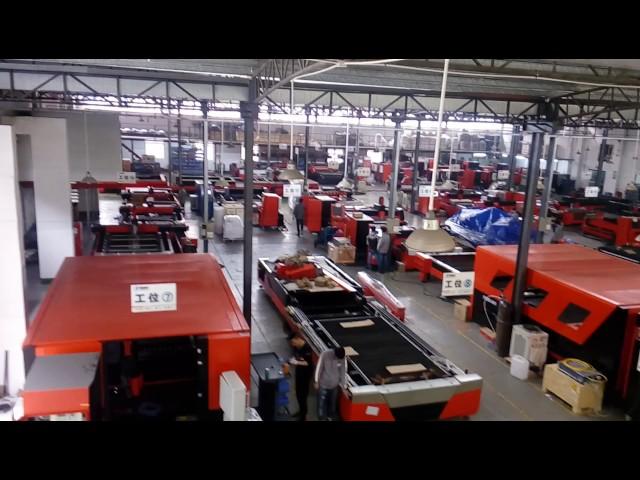 2017 metal laser cutting machines  in Baisheng  laser workshop