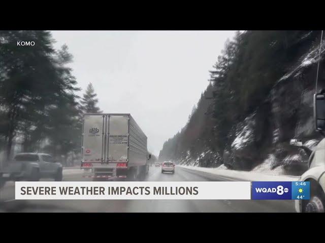 Severe weather impacts millions