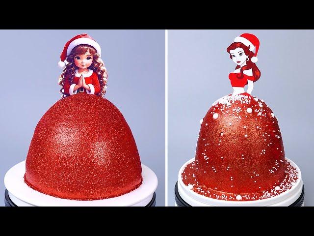 How To Make Christmas Cake Decorating Ideas | So Yummy Cake Decorating Recipes | Tasty Plus