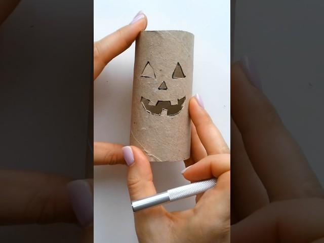 DIY Halloween idea! Watch full video on my channel!  #diy #diyideas #craft #halloween #papercraft