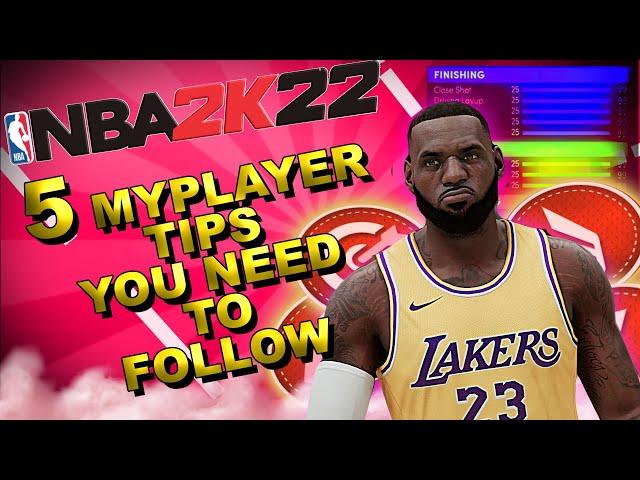 NBA 2K22 MYPLAYER BUILDER - 5 TIPS YOU MUST FOLLOW WHEN CREATING YOUR BUILD