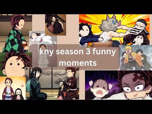 Kimetsu no yaiba season 3 funny moments