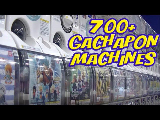 700 PLUS Toy Capsule Gachapon Machine Shop C-pla !  700台のガチャガチャ！C-pla