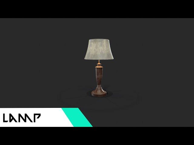 Modeling and Texturing Lamp 3ds max part  - 1