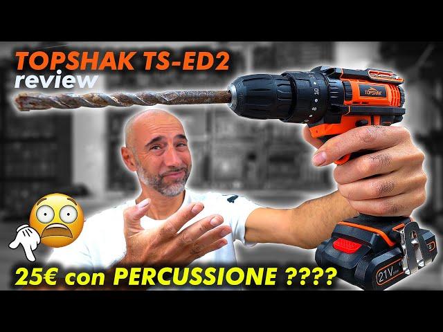 DA NON CREDERE... 25€ !! Il trapano avvitatore TOPSHAK TS-ED2 che tutti possono permettersi