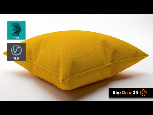 Make the Perfect Pillow in Autodesk 3dsMax | Cloth Modifier Tutorial