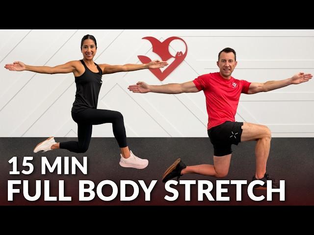 15 Min Full Body Stretch - Dynamic Warm Up Stretching Exercises Before Workout for Flexibility