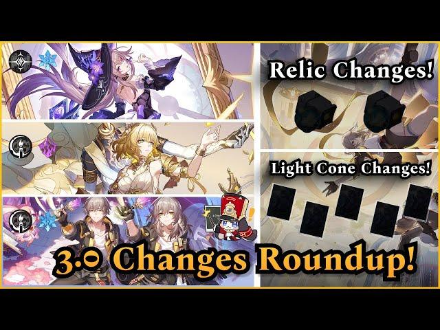 Buffs, Nerfs, & other BIG news! | 3.0 Beta Roundup V5 | Honkai Star Rail