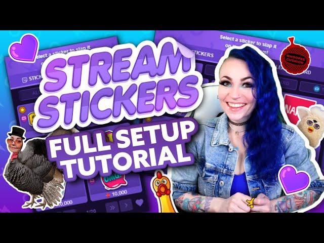 Stream Stickers for Twitch | Full Setup Tutorial | Earn more BITS [2023]