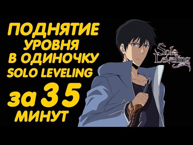 ПОДНЯТИЕ УРОВНЯ В ОДИНОЧКУ ЗА 35 МИНУТ (SOLO LEVELING)