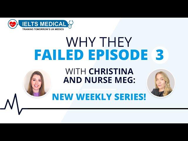 NEW: Why They Failed - Episode 3 With Nurse Meg and Host Christina