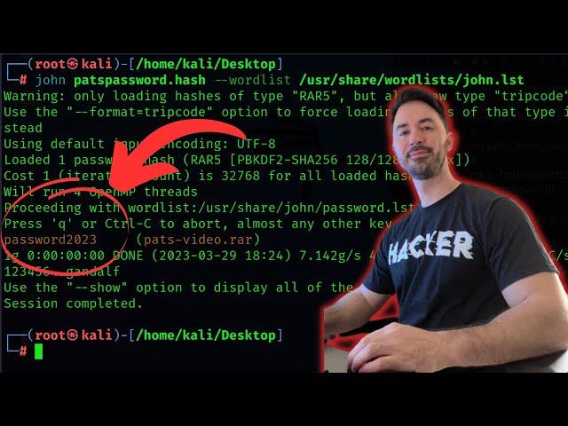 How To Bypass WinRAR Password Or Crack Password Easily With John In Kali Linux 2023