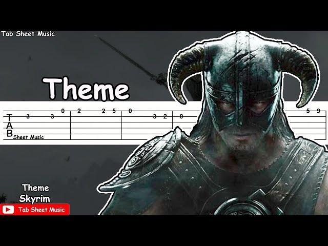 Skyrim - Theme Guitar Tutorial