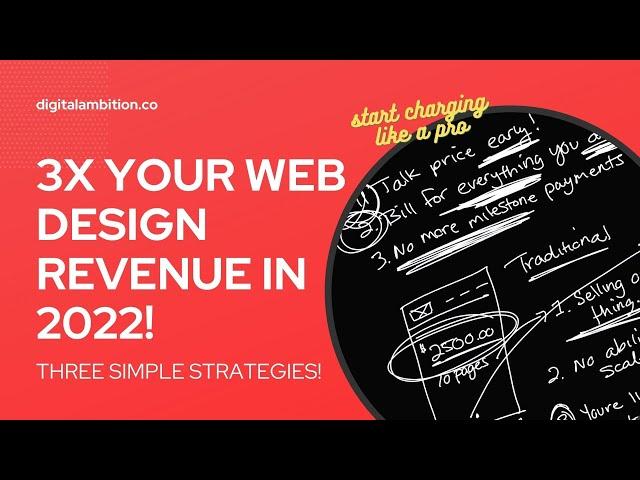 3x Your Web Design Revenue in 2022 With These 3 Simple Strategies