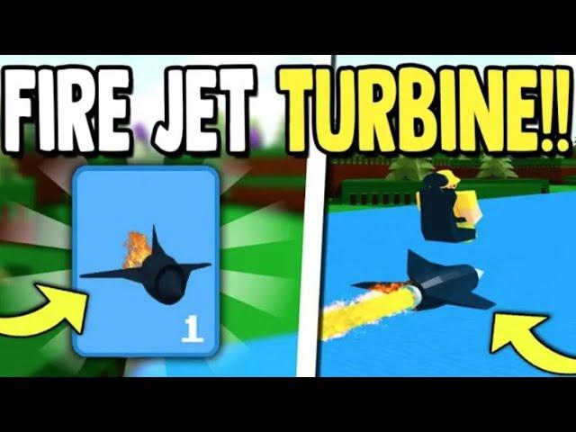 FIRE JET TURBINE!! (CLAIM NOW) | Build a Boat for Treasure ROBLOX