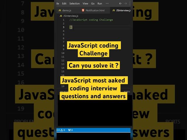 1/50: JavaScript Coding Challenge - can you find the output? #shorts #coding #javascript #fullstack