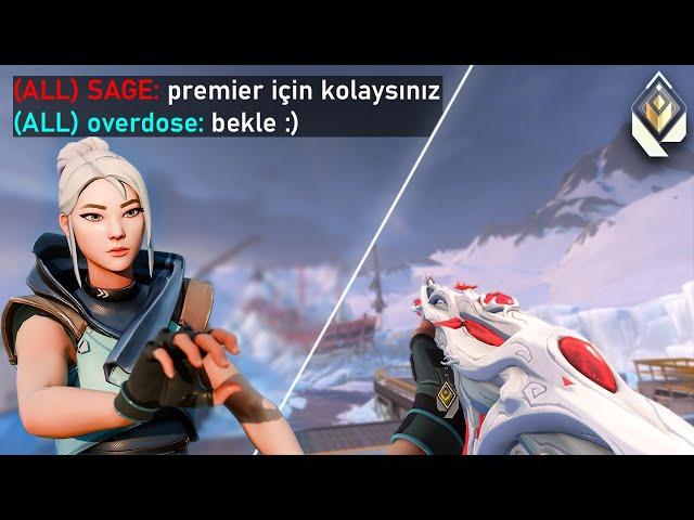 PREMİER'de aşırı TRYHARD oynayan takımı YENDİK! | Valorant