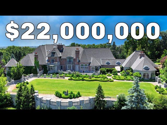 Inside a $22,000,000 Mega Mansion near Detroit Michigan