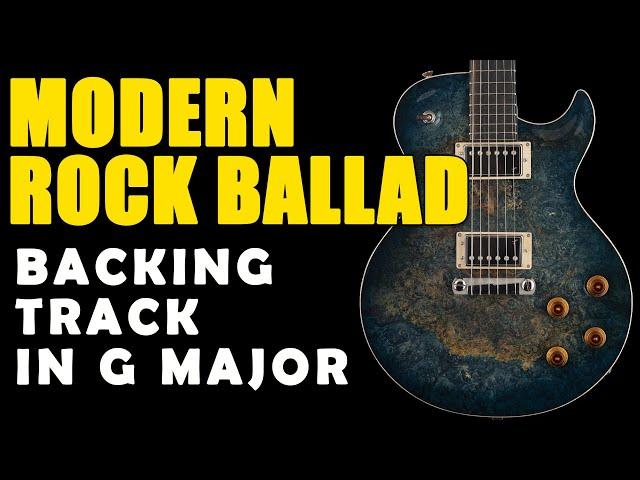 Modern Rock Ballad in G Major - Easy Jam Tracks