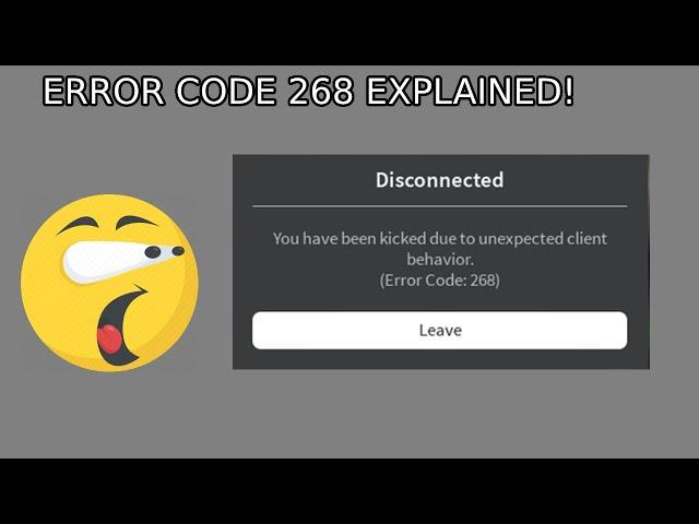 Roblox Error code 268 explained | Roblox Explaining Error Codes.