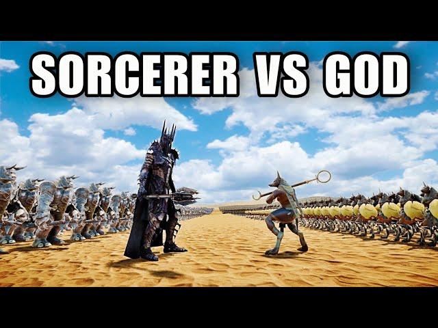 SAURON'S ARMY VS ARMY OF ANUBIS | Ultimate Epic Battle Simulator 2 | UEBS 2