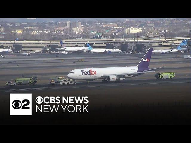 FedEx plane forced to return to Newark after bird strike