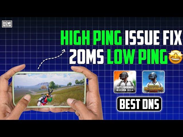 How to Fix High ping problem bgmi/pubg | ping  problem After 3.5 update  ping issue fix Bgmi