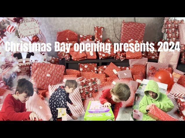 Christmas Day opening presents 2024