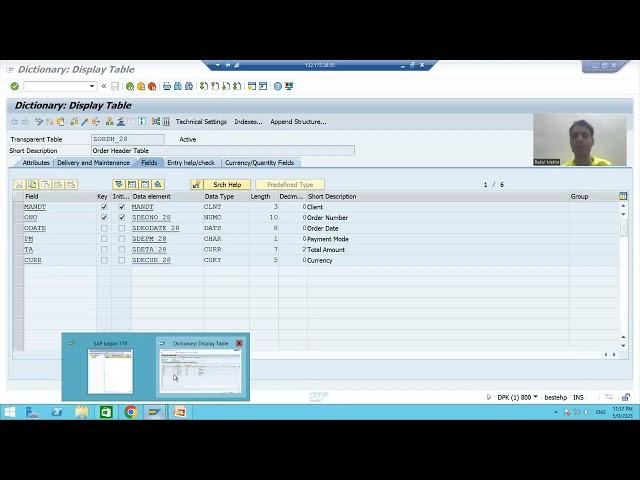 44 - ABAP Programming - Internal Table and Work Area Part1