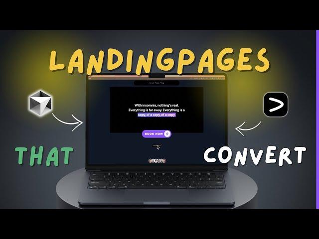 Steps To Create Perfect Landing Pages W Cursor